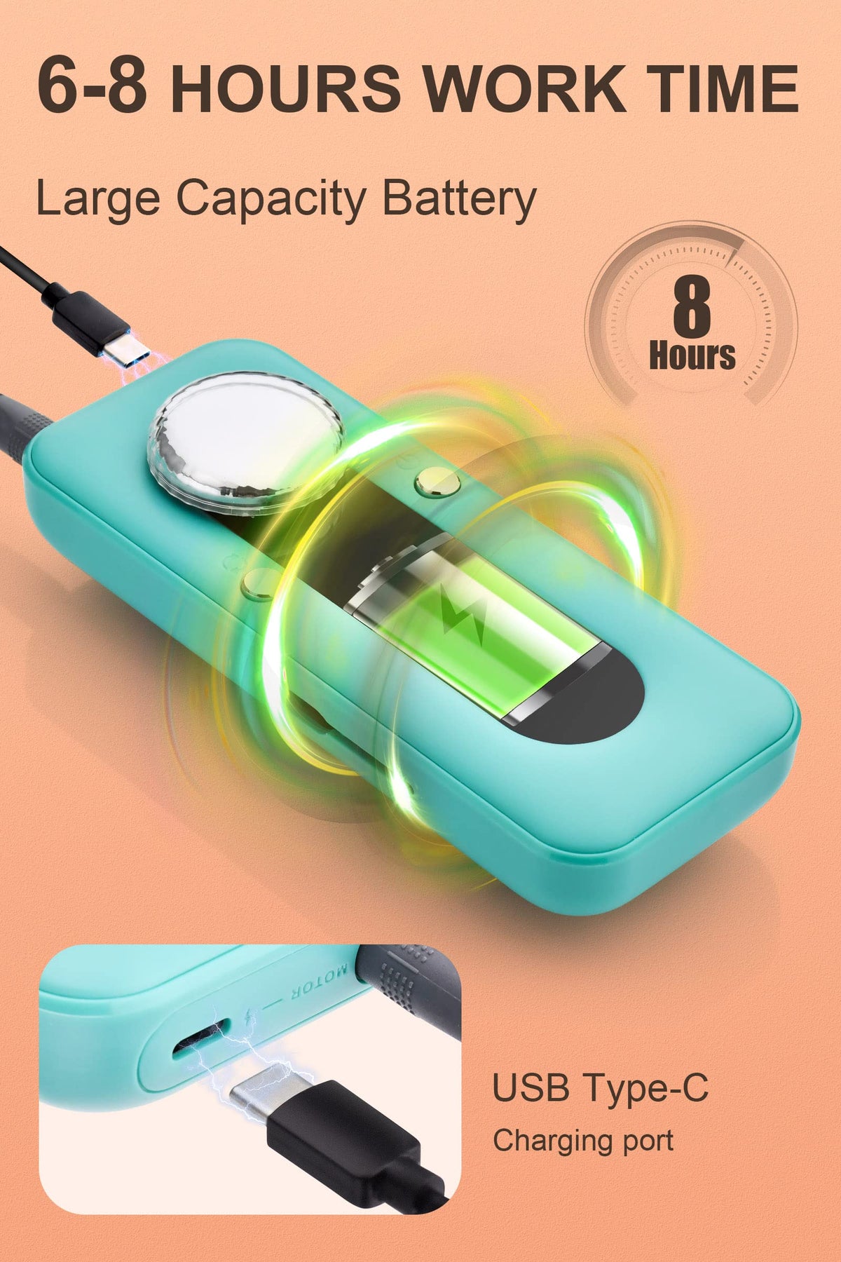 Groyal Electric Nail Drill Kit elegant design and grip