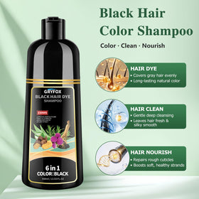 GRYFOX Black Hair Dye Shampoo ingredients list