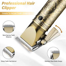 GSKY hair clipper and trimmer with guide combs