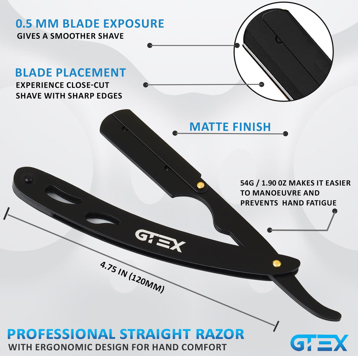 GTEX premium razor blades in packaging