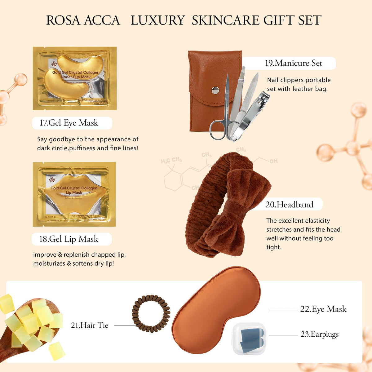 Gua sha tool from RA ROSA ACCA Coconut Skin Care Kit