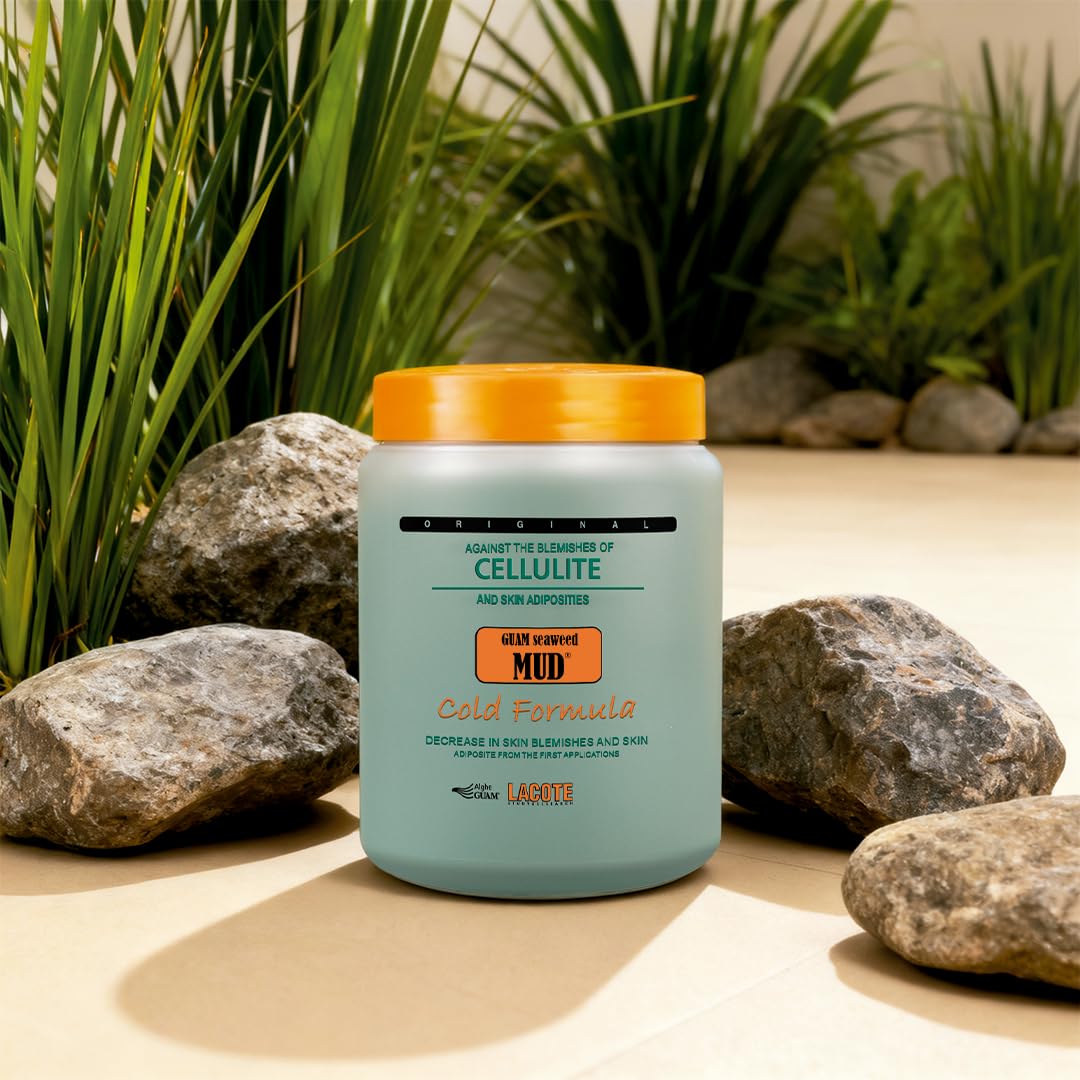 Guam Anti-Cellulite Mud Cold Formula opened packaging with product visible