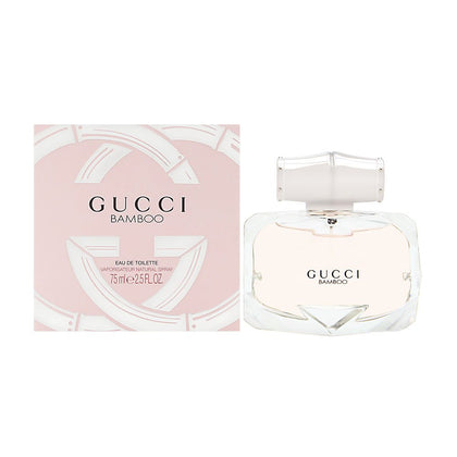 Gucci Bamboo Eau de Toilette Spray 2.5 oz front view with elegant packaging