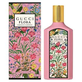 Gucci Flora Gorgeous Gardenia Eau de Parfum 3.3 oz bottle side view