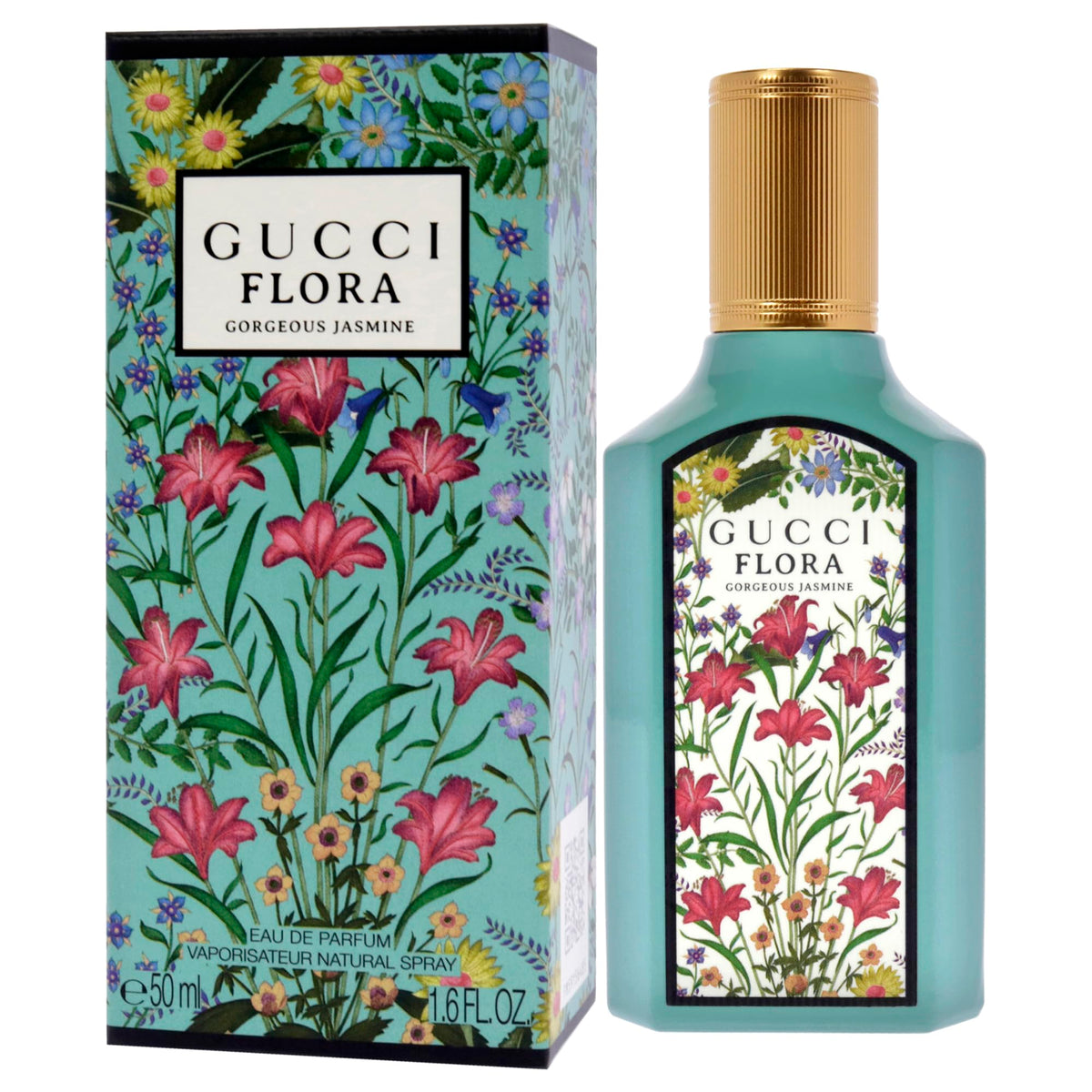 Gucci Flora Gorgeous Jasmine Eau de Parfum 1.6 oz lifestyle scene