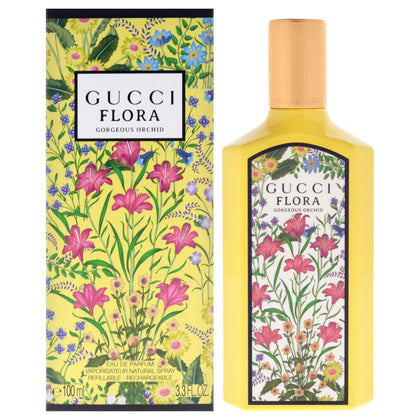 Gucci Flora Gorgeous Orchid EDP 3.3 oz refillable bottle front view