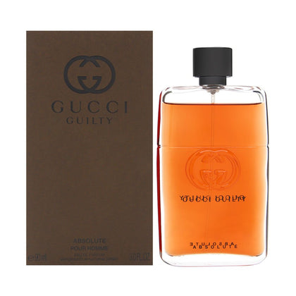 Gucci Guilty Absolute Eau de Parfum Spray for Men 3 Ounce front view