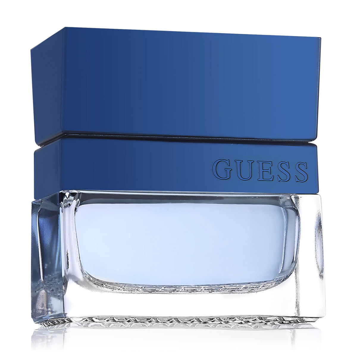 GUESS Seductive Blue Eau de Toilette bottle side view