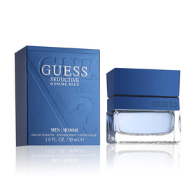 GUESS Seductive Blue Eau de Toilette for Men 1 Fl Oz front view