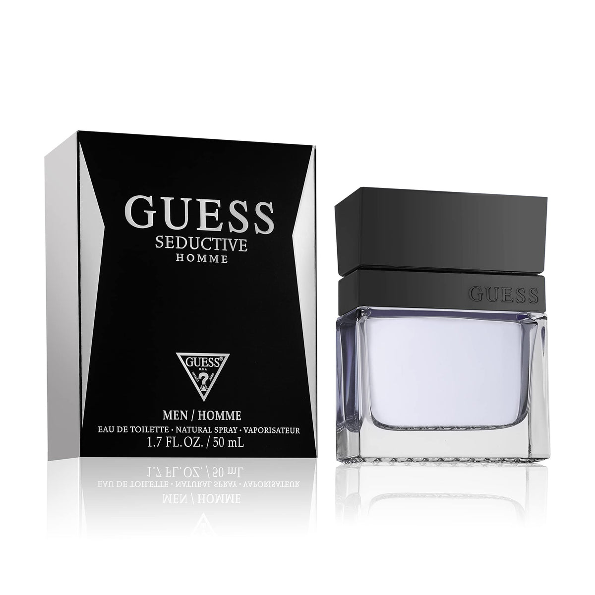 GUESS Seductive Homme Eau de Toilette front view 1.7 Oz