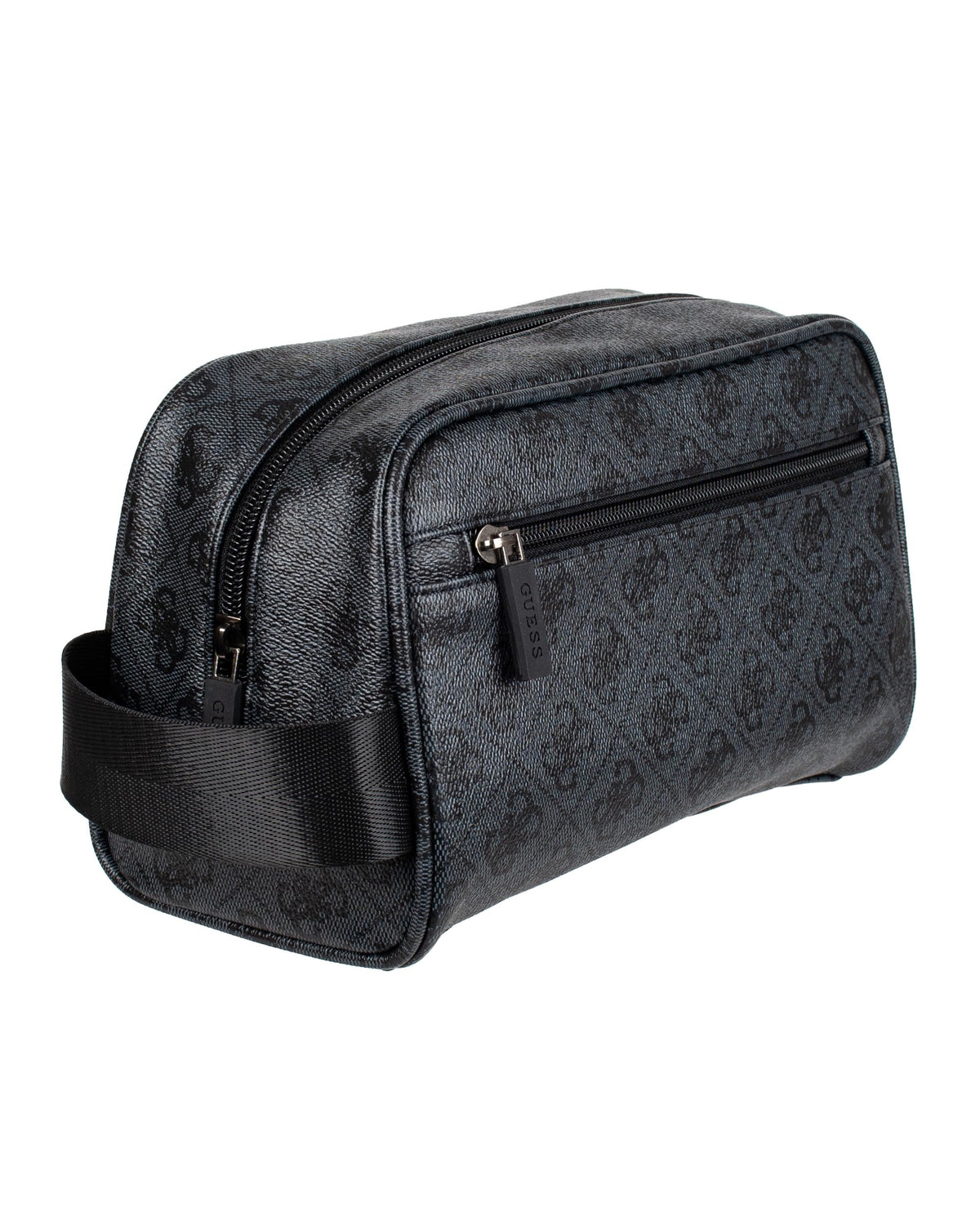 GUESS Travel Kit lifestyle scene on a travel bag