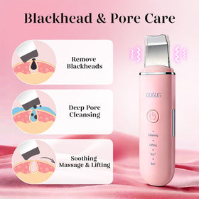GUGUG Skin Scrubber Spatula showing 4 mode buttons