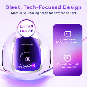 Gugusure 180W Nail Dryer showing 42 light beads