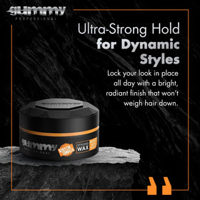 Gummy Bright Max Hold Hair Styling Wax packaging