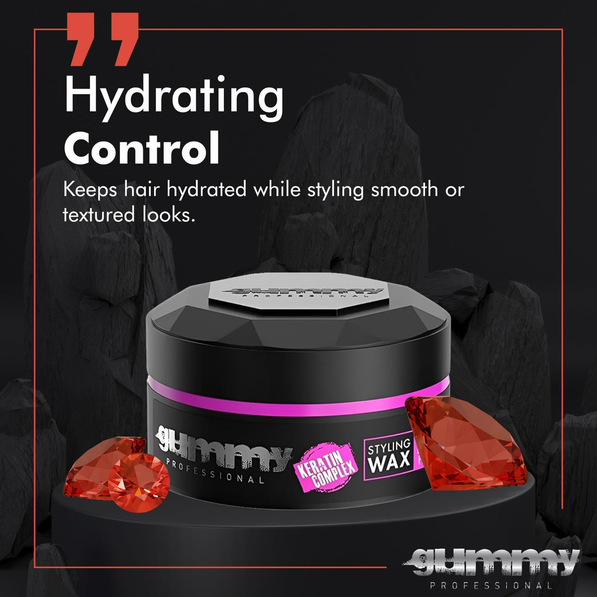 Gummy Hair Wax packaging side view