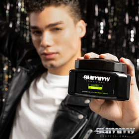 Gummy Professional Hair Gel application demonstration