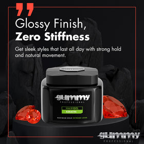 Gummy Professional Hair Gel packaging details