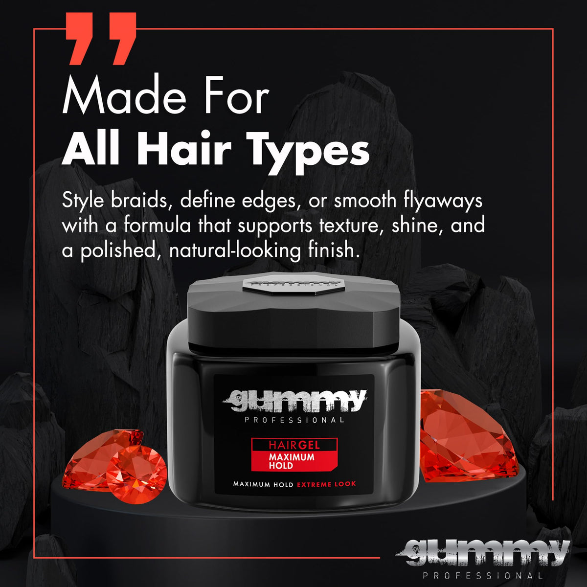 Gummy Professional Hair Gel texture close-up