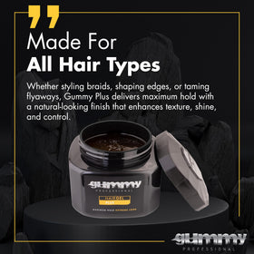 Gummy Professional Plus Hair Gel 700ml in a bathroom setting
