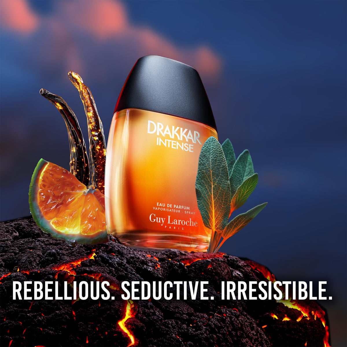 Guy Laroche Drakkar Intense Eau de Parfum bottle side view