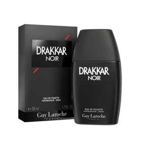 Guy Laroche Drakkar Noir Eau de Toilette black matte bottle front view
