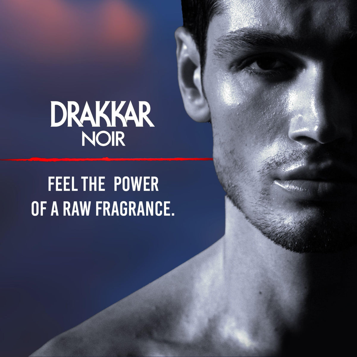 Guy Laroche Drakkar Noir Eau de Toilette with aromatic spices background