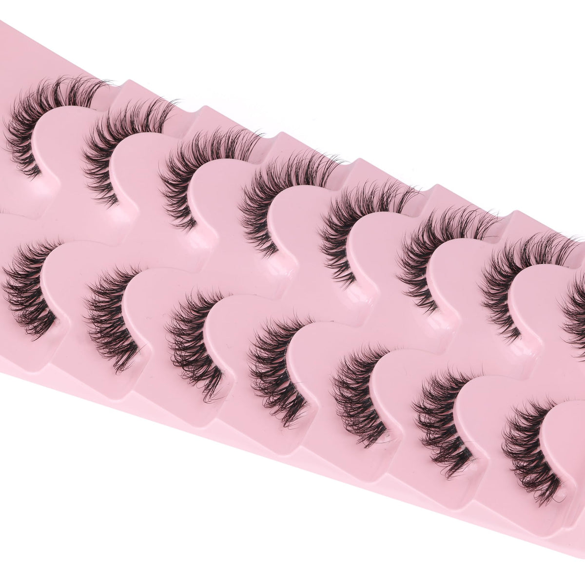 GVEFETIEE false eyelashes with clear band detail