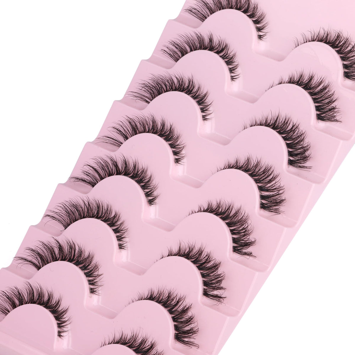 GVEFETIEE Fox Eye eyelashes with application tools