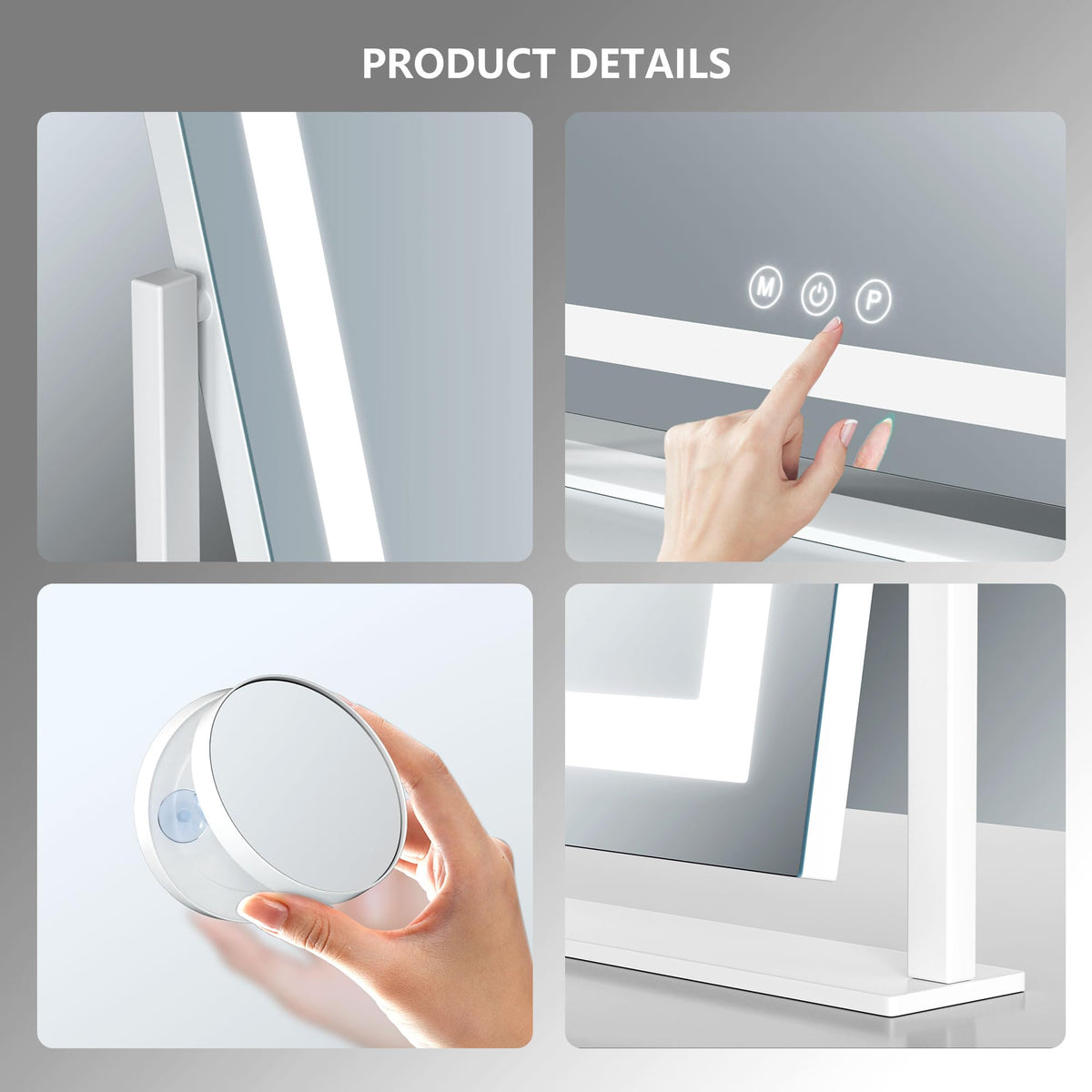 Gvnkvn Lighted Makeup Mirror in a lifestyle setting