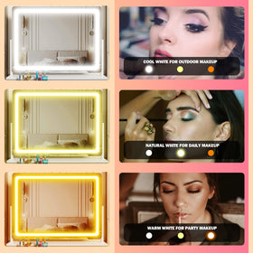 Gvnkvn Lighted Makeup Mirror in gift box
