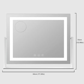 Gvnkvn Lighted Makeup Mirror packaging with product details