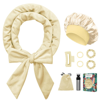 Gwabee Heatless Curls Headband velvet material front view