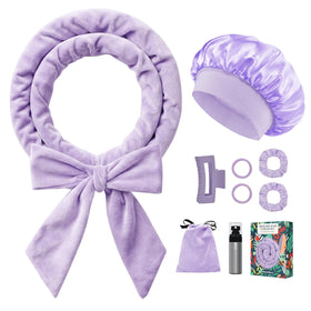 Gwabee Heatless Curls Overnight Velvet Hair Curler Headband front view