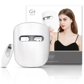 GYH LED Face Mask front view with blue and red light