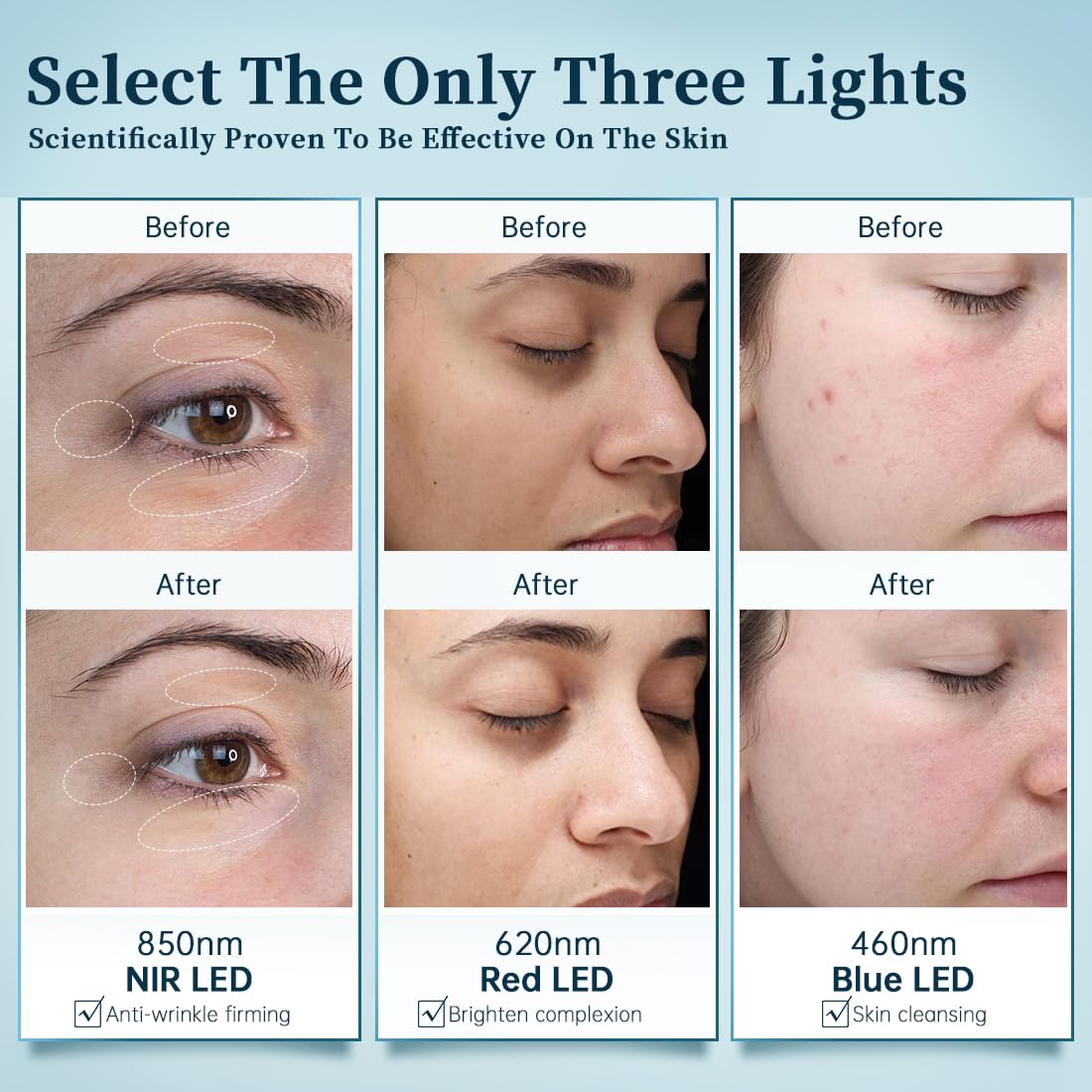 GYH LED Face Mask packaging and accessories