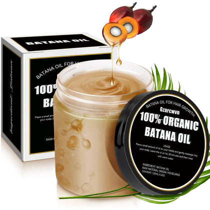 Gzarcwvn Organic Raw Batana Oil 120ml front view