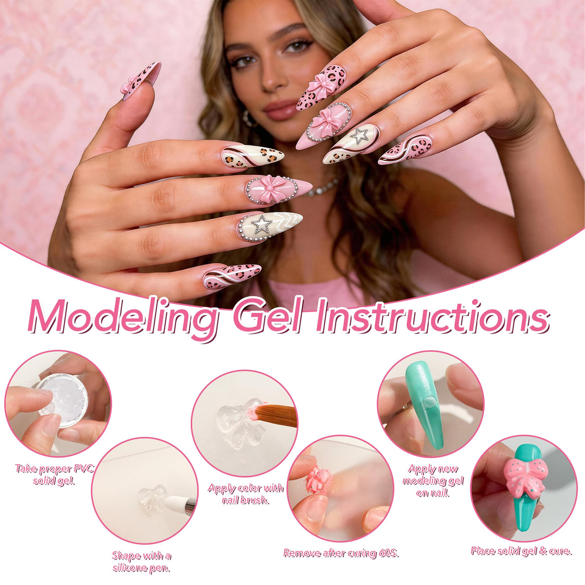 GZIXBDA Gel Polish Palette Kit open with fresh-seal design