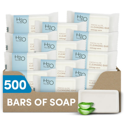 H2O Therapy 500-Count Cleansing Bar Soap front view