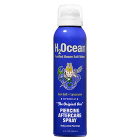 H2Ocean Piercing Aftercare Spray 4oz front view with label
