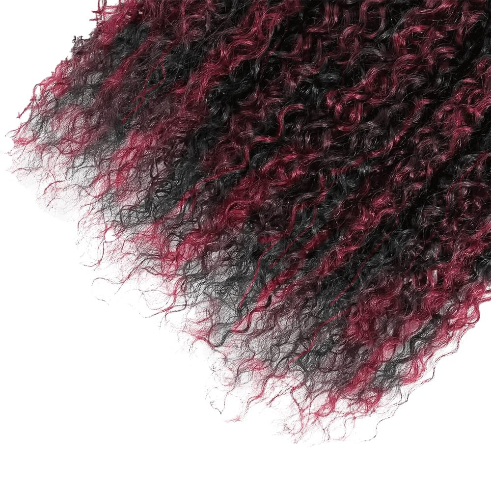 Habiliana Burgundy P1B/99J hair bundles in a lifestyle setting