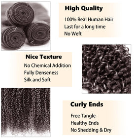 Habiliana Human Hair Bundles P4/Grey 24 inch close-up