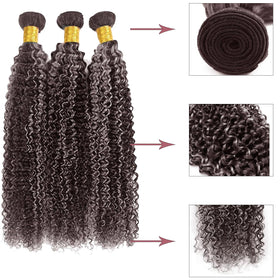 Habiliana Human Hair Bundles P4/Grey 28 inch styled