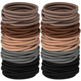 Hageolan multy-coloured hair ties pack front view with assorted colours