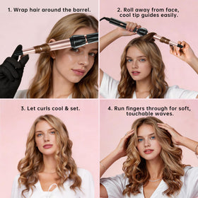 hahahope curling iron with safety stand visible