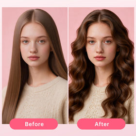 Hahahope Curling Wand in use creating beach waves