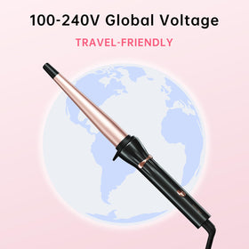hahahope tapered curling iron packaging front view