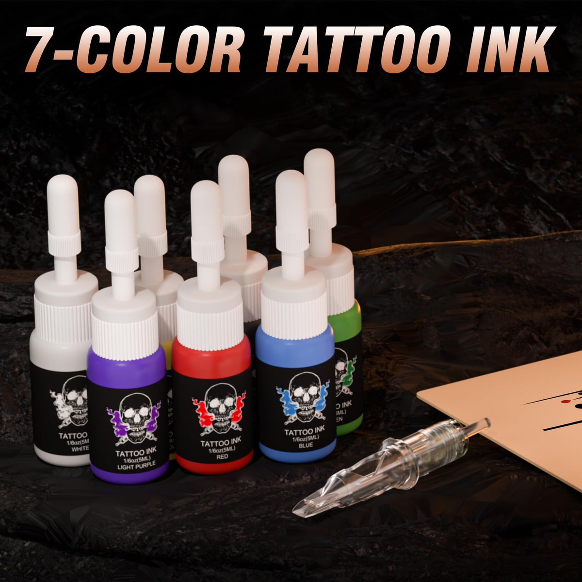 HAILONGWEN Wireless Tattoo Pen showing LED display
