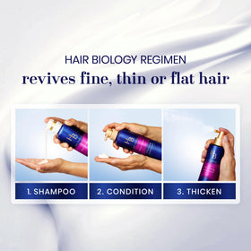 Hair Biology thickening 6.4 fl oz bottle front view