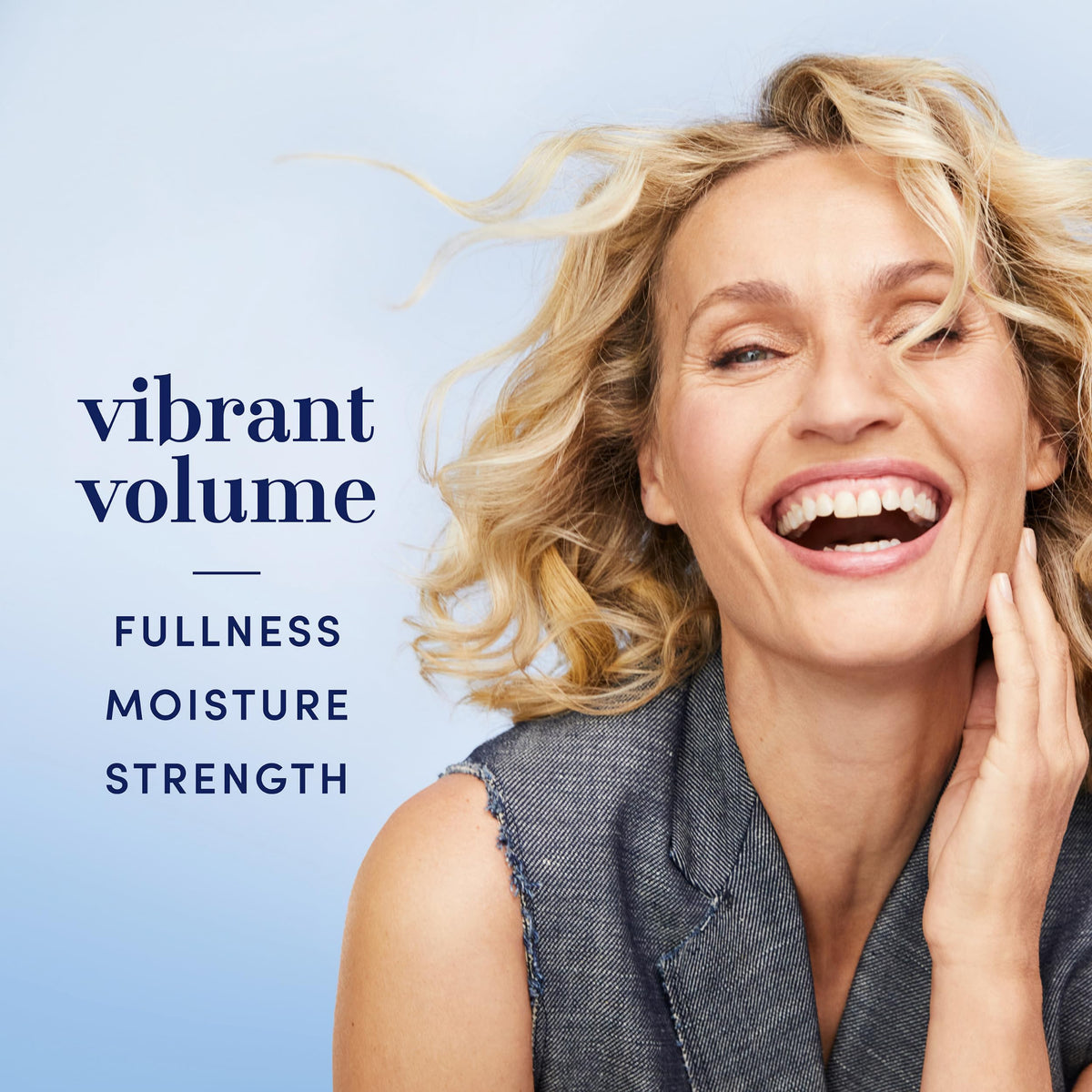 Hair Biology volumizing shampoo and conditioner in a bathroom setting