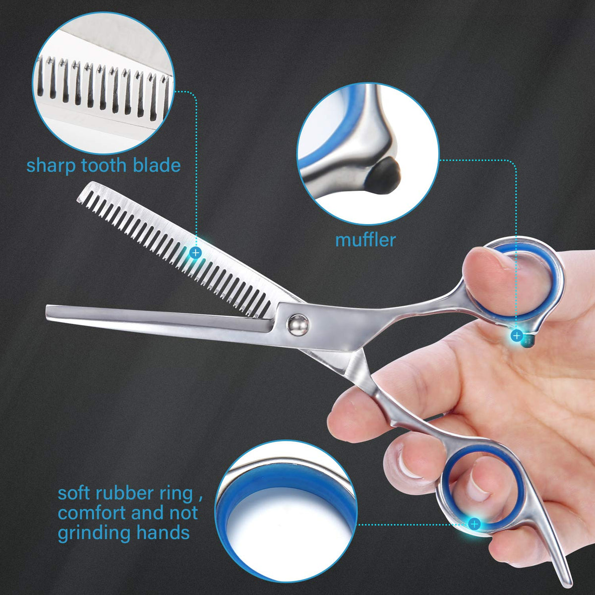 Hair cutting cape from YELEGAI Haircut Scissors Kit